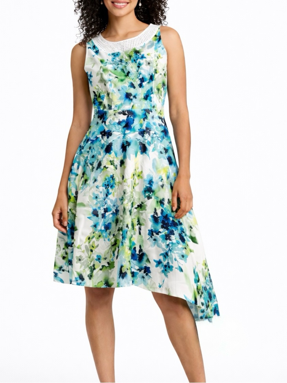 Alex Marie Kent Floral Fit Flare Dress Size 4 NWT
